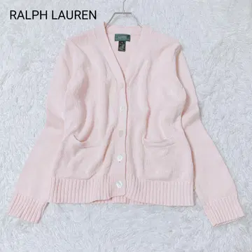 랄프 로렌 RALPH LAUREN 가디건 핑크 S 사이즈 겉옷