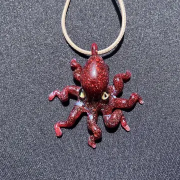 XODAS 펜던트 붕규산 유리 Octopus