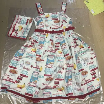 한정판 판매 시리얼 패턴 원피스