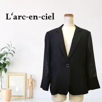 zB291 [ XL ] 라르크 앙 시엘 테일러드 자켓 시어 소재