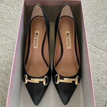 [미사용] DIANA/다이애나 BLACK 펌프스 22.5cm