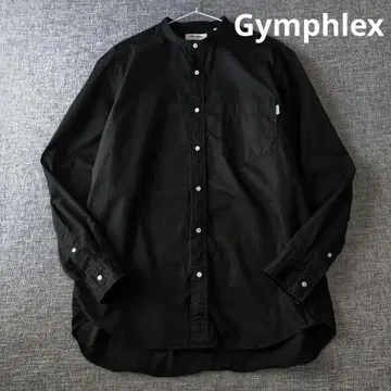 짐플렉스 최근 모델 밴드 카라 셔츠 코튼 일본제 넉넉한 핏