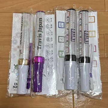 새상품, 미사용 Travis Japan 응원봉 4개 세트