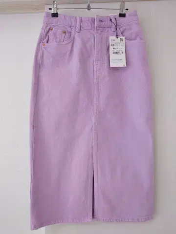 ZARA 라벤더 타이트 스커트 XS
