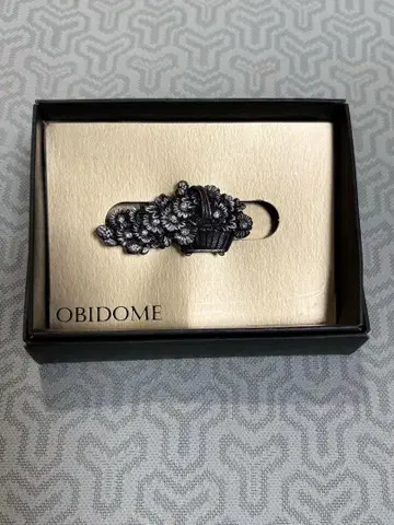 OBIDOME 꽃 바스켓 디자인 오비 고정 띠