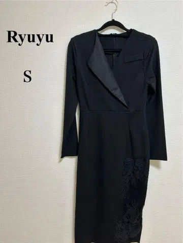 Ryuyu 블랙 드레스 S 사이즈