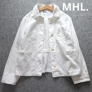 MHL 최근 모델 봄/가을 코튼 린넨 자켓 (넉넉한 핏) 일본제