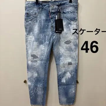 DSQUARED2 스플래쉬 가공 SKATER JEAN