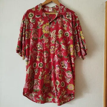 알로하 셔츠 이탈리아제 L 사이즈 비스코스 viscose