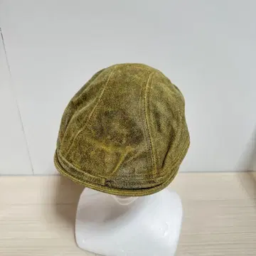 NEW YORK HAT 헌팅 캡 가죽 아메카지 90s