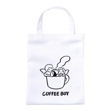 4종 세트 COFFEE BOY 토트백 러버 거울 아크릴 참