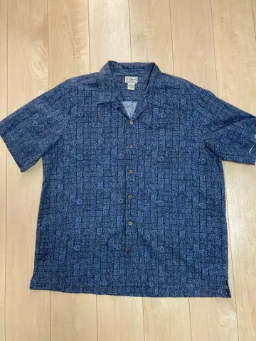 llbean 오픈 카라 셔츠