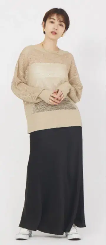 새틴 스커트