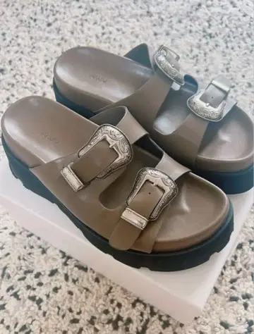 AMERI MEDI 웨스턴 BUCKLE SANDALS M 사이즈