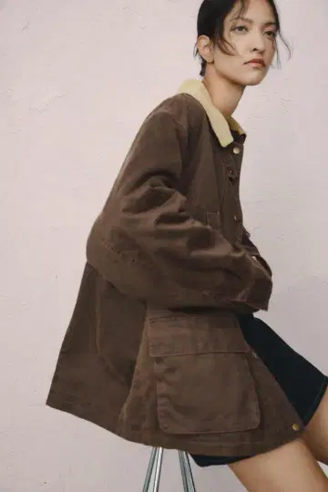 ZARA 자라 콘트라스트 컬러 자켓 M