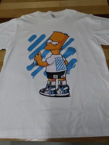 [레어] 미사용품 Bart Simpson 티셔츠 L 사이즈