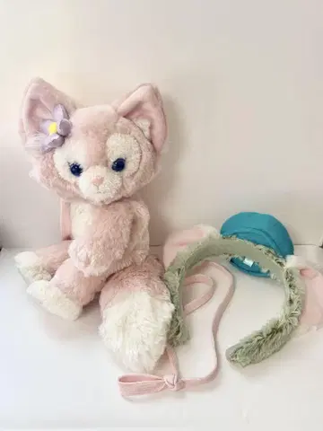 디즈니 젤라토니 머리띠 리나벨 봉제 인형 미니백