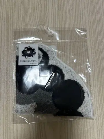 블랙 먄먀크먄 다이컷 미니 타월 새상품