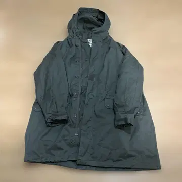ARMEE FRANCAISE 후드 부착 모즈 코트 다크 그레이