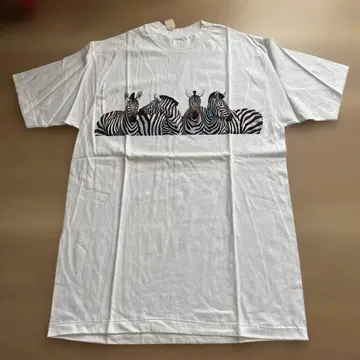 [새상품 미착용] 80년대 미국 구매 얼룩말 티셔츠