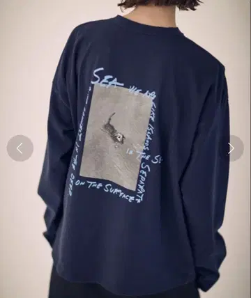 SEA GRAPHIC L/S POCKET TEE (RIKU)