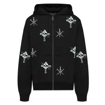 unknown london x hcw 지퍼 후드티