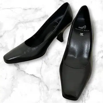 success walk Wacoal 펌프스 블랙 스퀘어토
