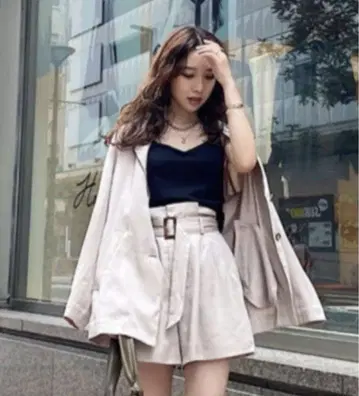 텐셀 테일러 자켓 셋업
