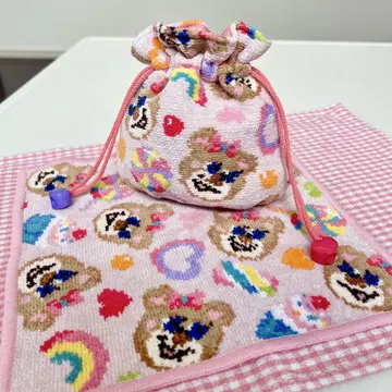 [새상품급] 페일러 복조리 해피팝니나 퍼플 손수건 세트