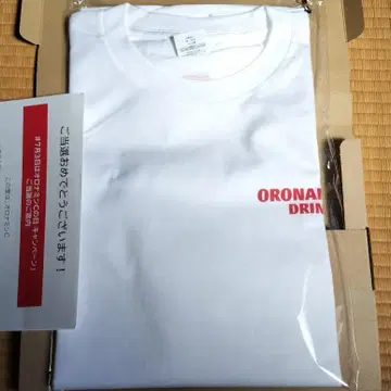오로나민C 화이트 T셔츠