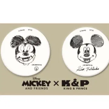 미키 x 킹프리 King & Prince 캔뱃지