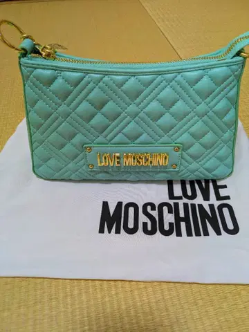 LOVE MOSCHINO 민트 그린 숄더백