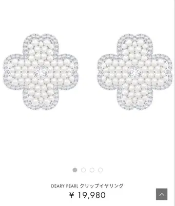 스와로브스키*DEARY PEARL 클립 귀찌