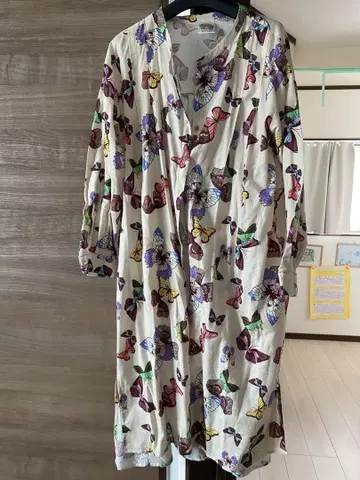 스칼라 셔츠 원피스 쵸우쵸우