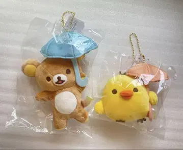 리락쿠마 비 온 뒤 맑음 리락쿠마 키이로이토리 매달린 봉제 인형