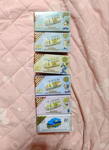 도쿄디즈니씨 20주년 토미카 비클 컬렉션 히스토리 세트 1