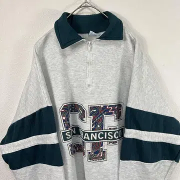 USA 제 90s andy's 하프 지퍼 맨투맨