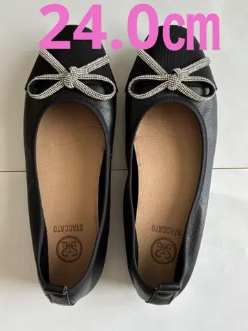 staccato 엘리제 발레 슈즈 24cm 블랙