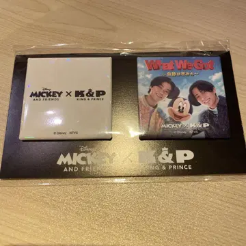 Disney Mickey x K&P 캔뱃지 세트
