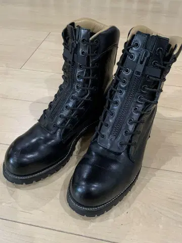 치페와/CHIPPEWA 파이어맨 부츠 천연 가죽 블랙 27422 8EE
