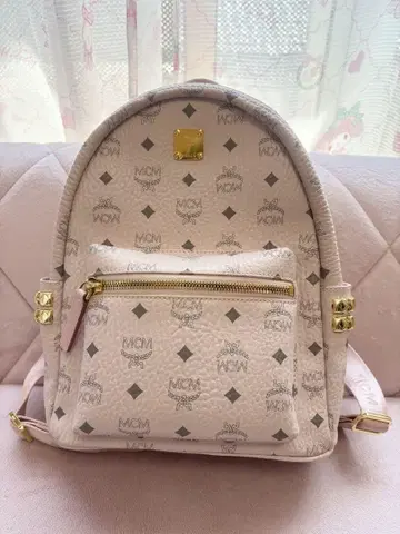 MCM 백팩 S 사이즈 소프트 핑크