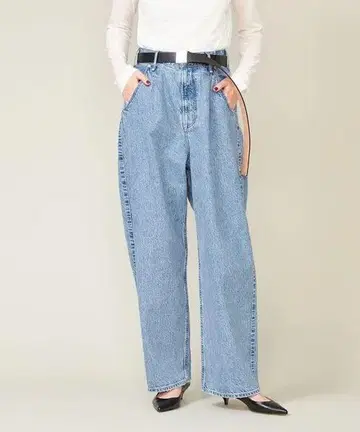 하이웨스트 와이드 데님