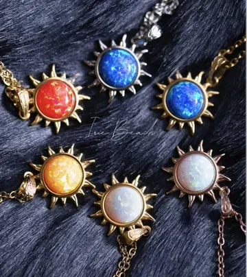 IRIEBEACH sunrise opal necklace 아이리비치