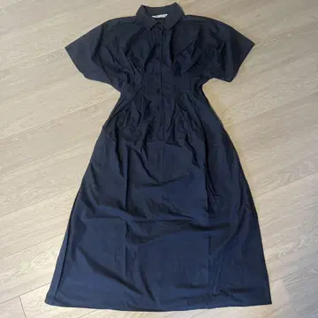 ZARA 네이비 셔츠 원피스 반팔