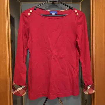 BLUE LABEL CRESTBRIDGE 빨간색 긴팔 티셔츠 38