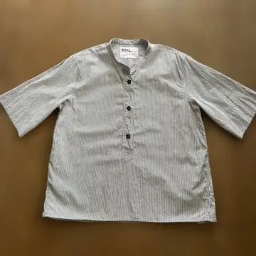 MHL 밴드 카라 셔츠