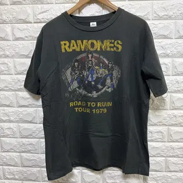 RAMONES Road to Ruin Tour 1979 T셔츠 XL