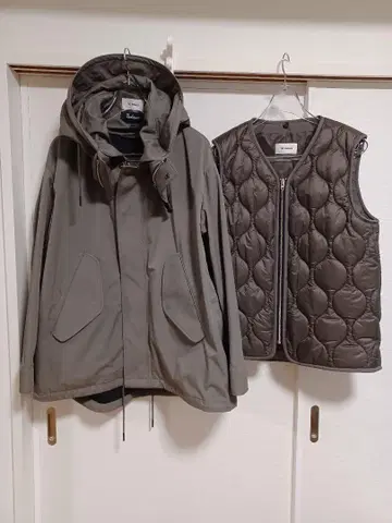 2점 세트 22FW The Reracs 48 모즈 코트 베스트