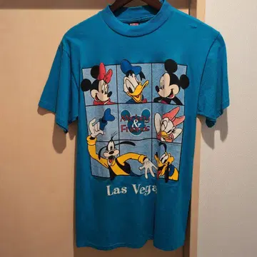 Mickey & Friends Las Vegas 티셔츠 M Mexico