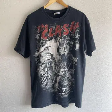The Clash 밴드 티셔츠 00s Hanes HEAVYWEIGHT